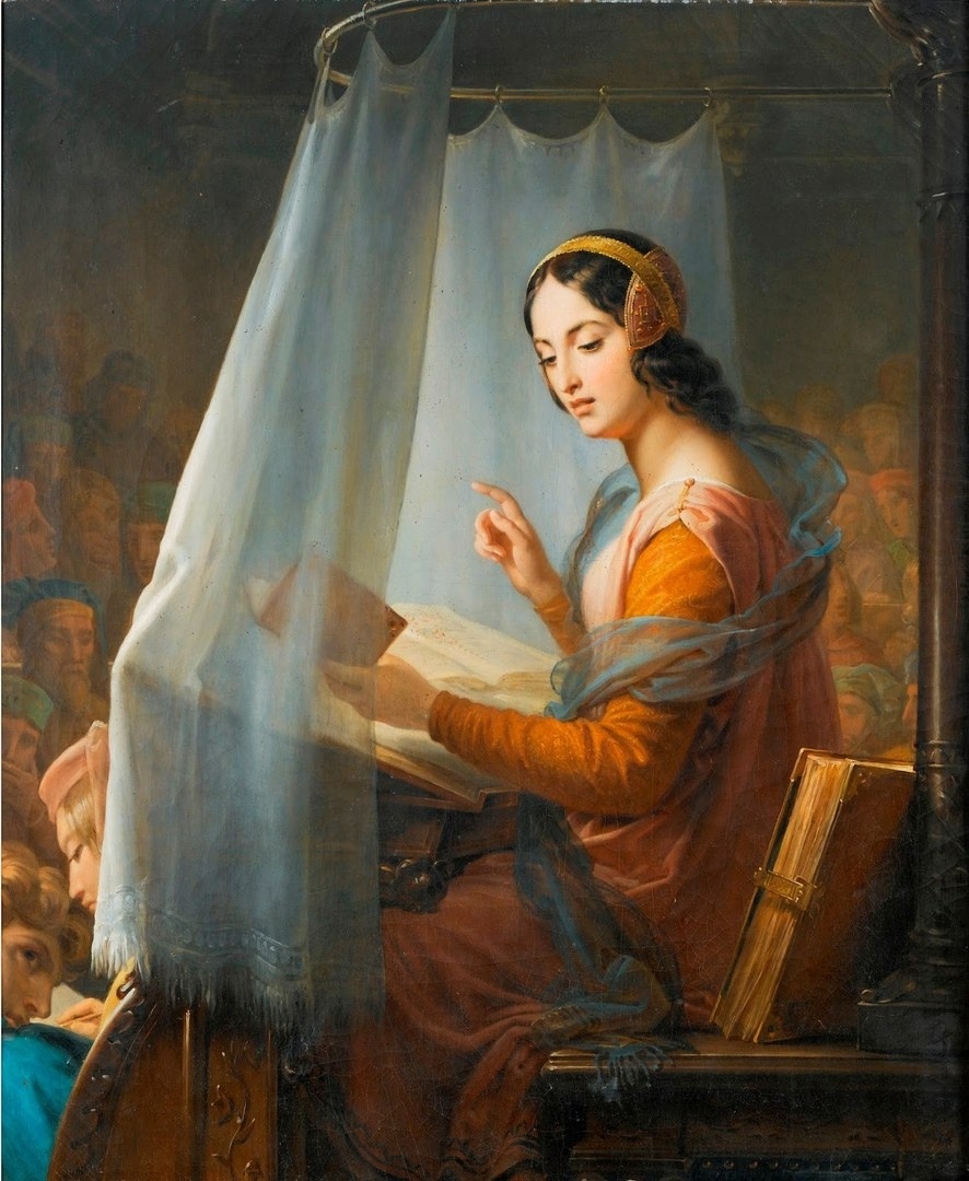 Мари - Элеонор Годфруа... Портрет Новеллы ди Андреа...