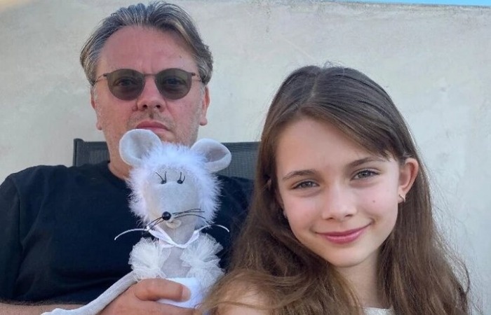 Валерий Тодоровский с дочкой