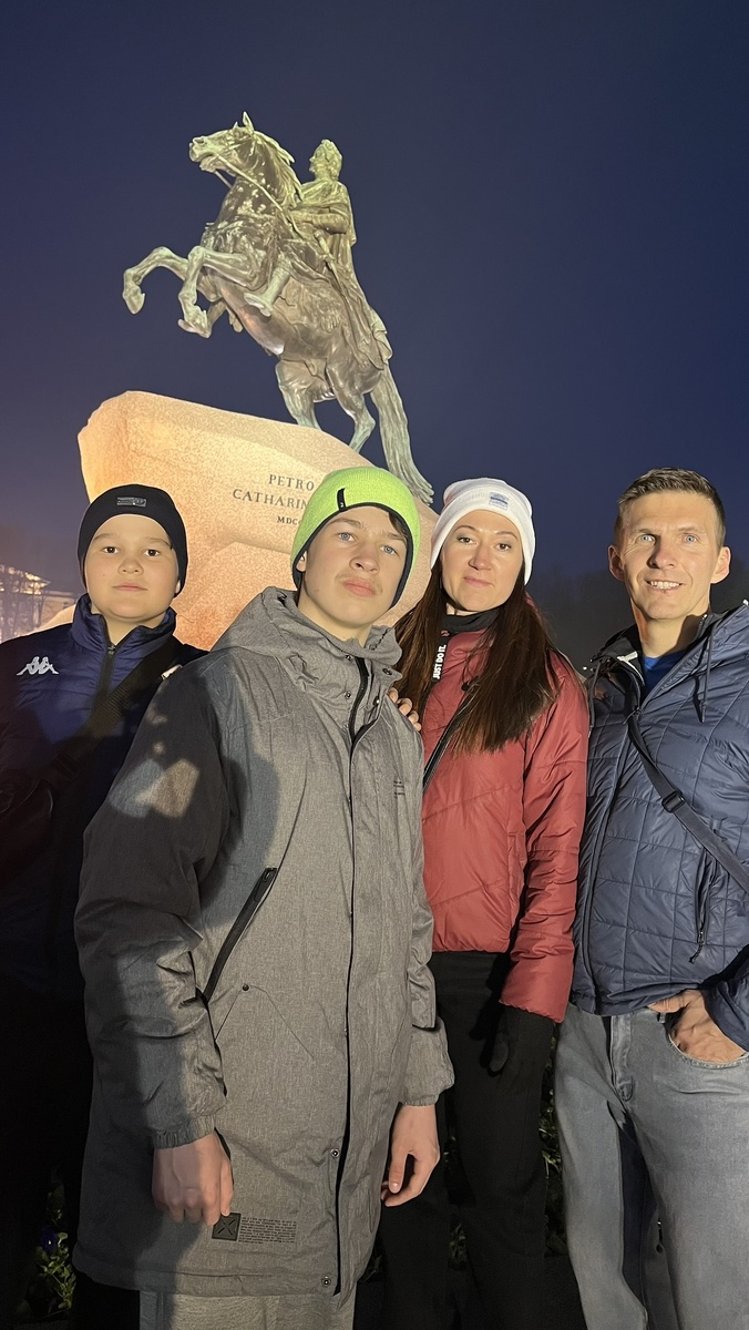 семья Никифоровых из Петербурга