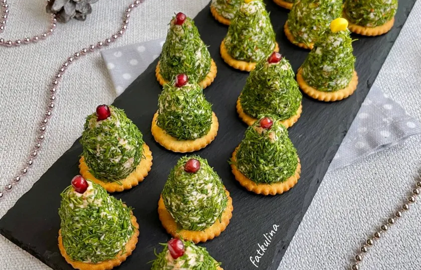 Новогодняя закуска ёлочки
