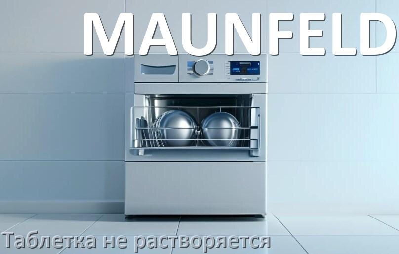 
Почему в посудомоечной машине MAUNFELD таблетка не растворяется не открывается отсек