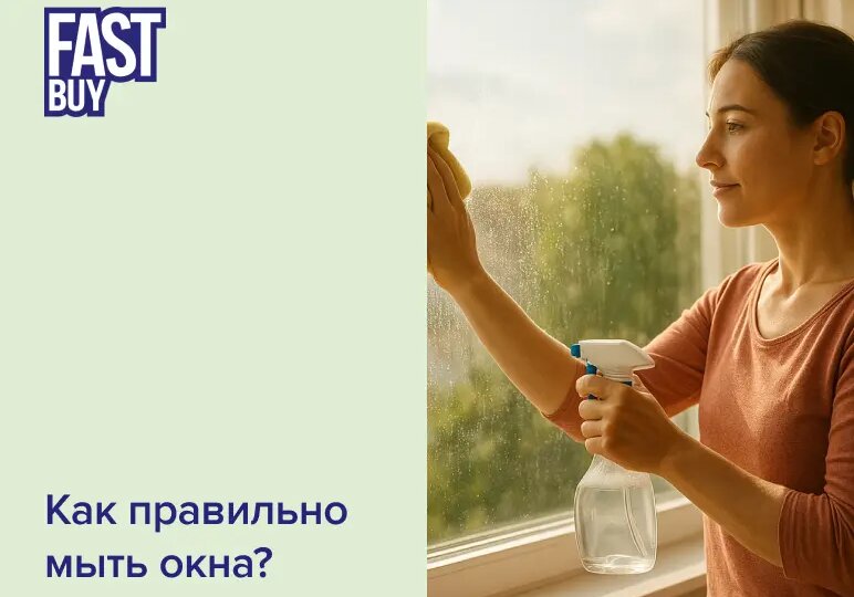 ✨ Как правильно мыть окна без разводов: быстрый и понятный гайд