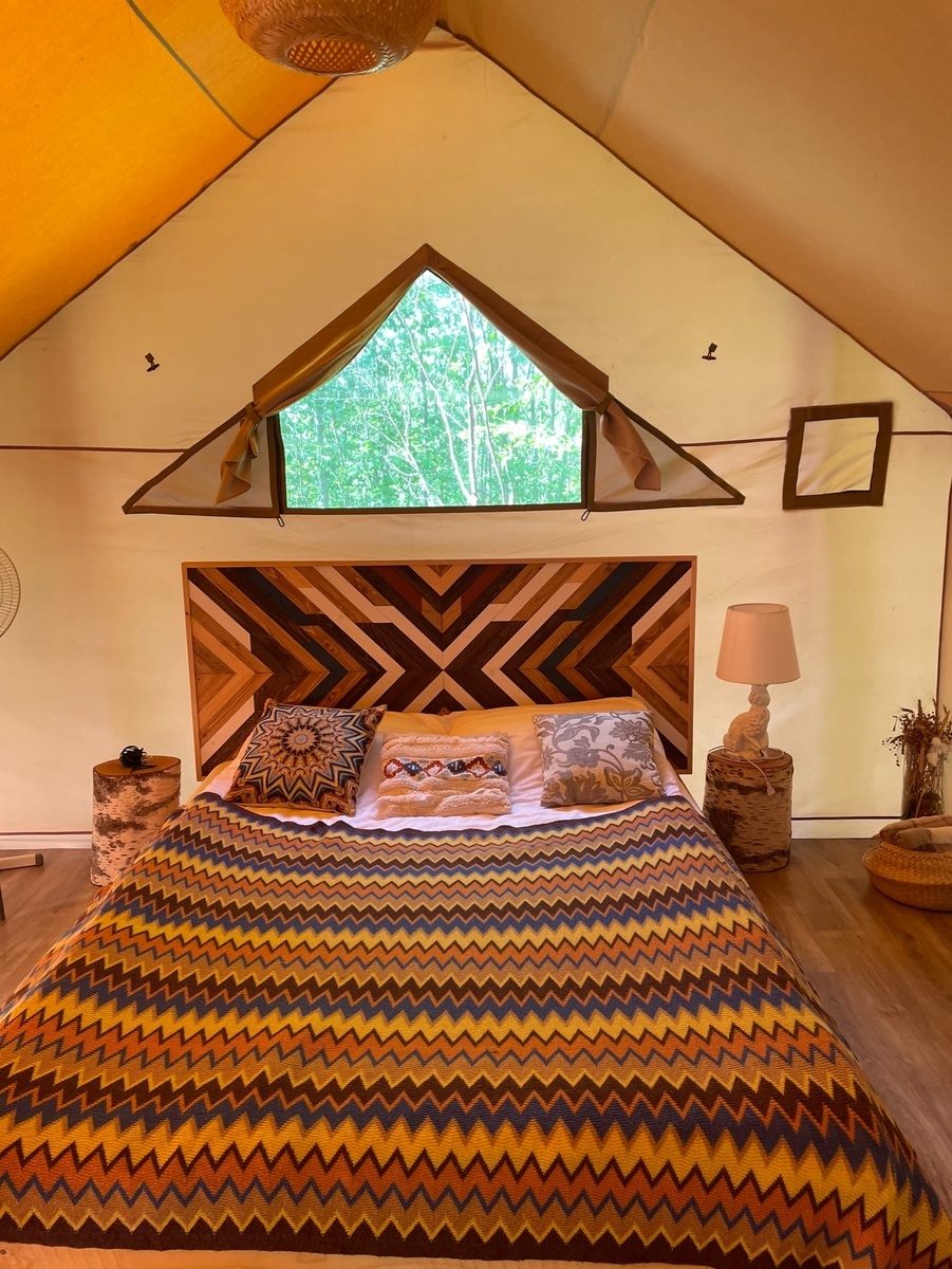 Глэмпинг "А у реки", Шаховская, Подмосковье, июнь, 2023