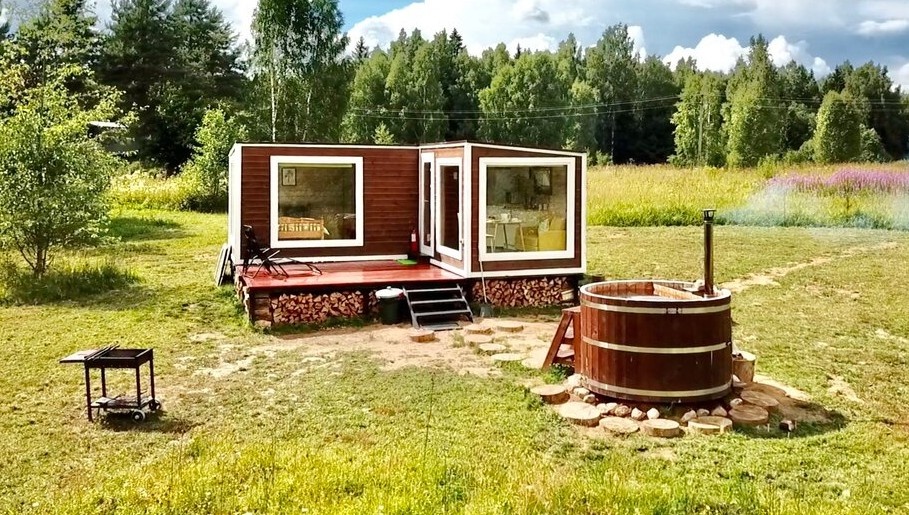 Дом отдыха"Казаково Вилладж", "Кедр-Дом". Фото с официального сайта kazakovovillage.clients.site