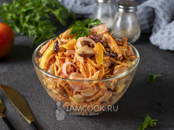 Вкусные салаты с морковью по-корейски для новогоднего🎄 стола (+видеорецепт приготовления моркови)