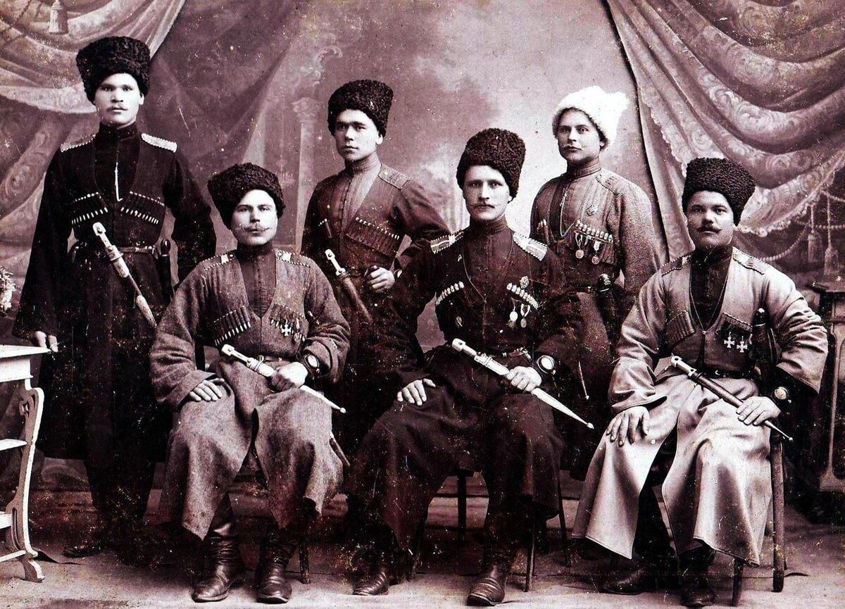 Терские казаки в Российской империи. Источник: Яндекс картинки