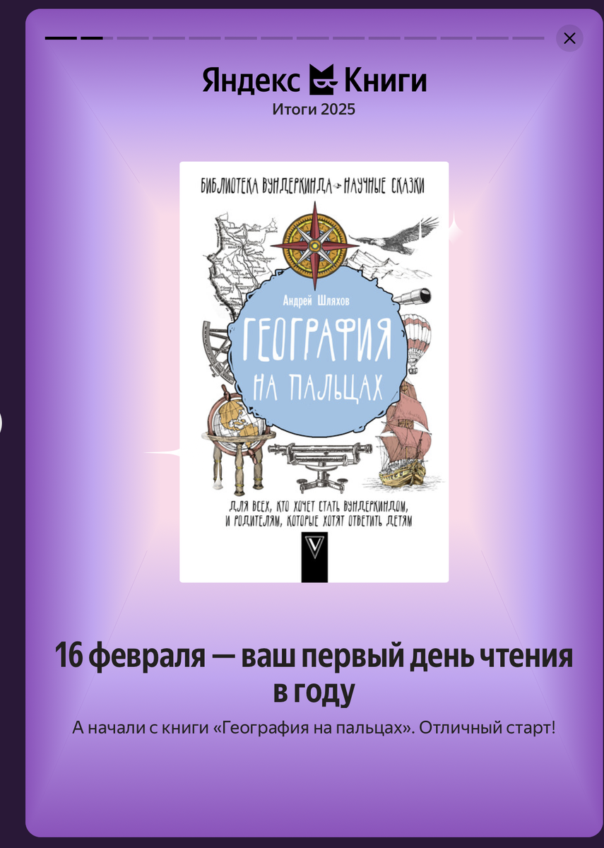 Скриншот с личной странички в "Яндекс.Книгах"
