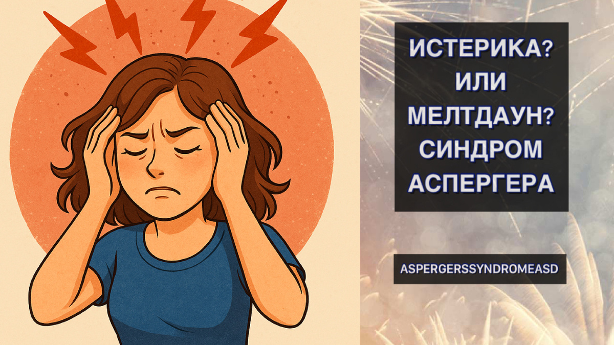Мелтдаун у людей с расстройством аутистического спектра (РАС). Синдром Аспергера. Отличие мелтдауна от истерики. 