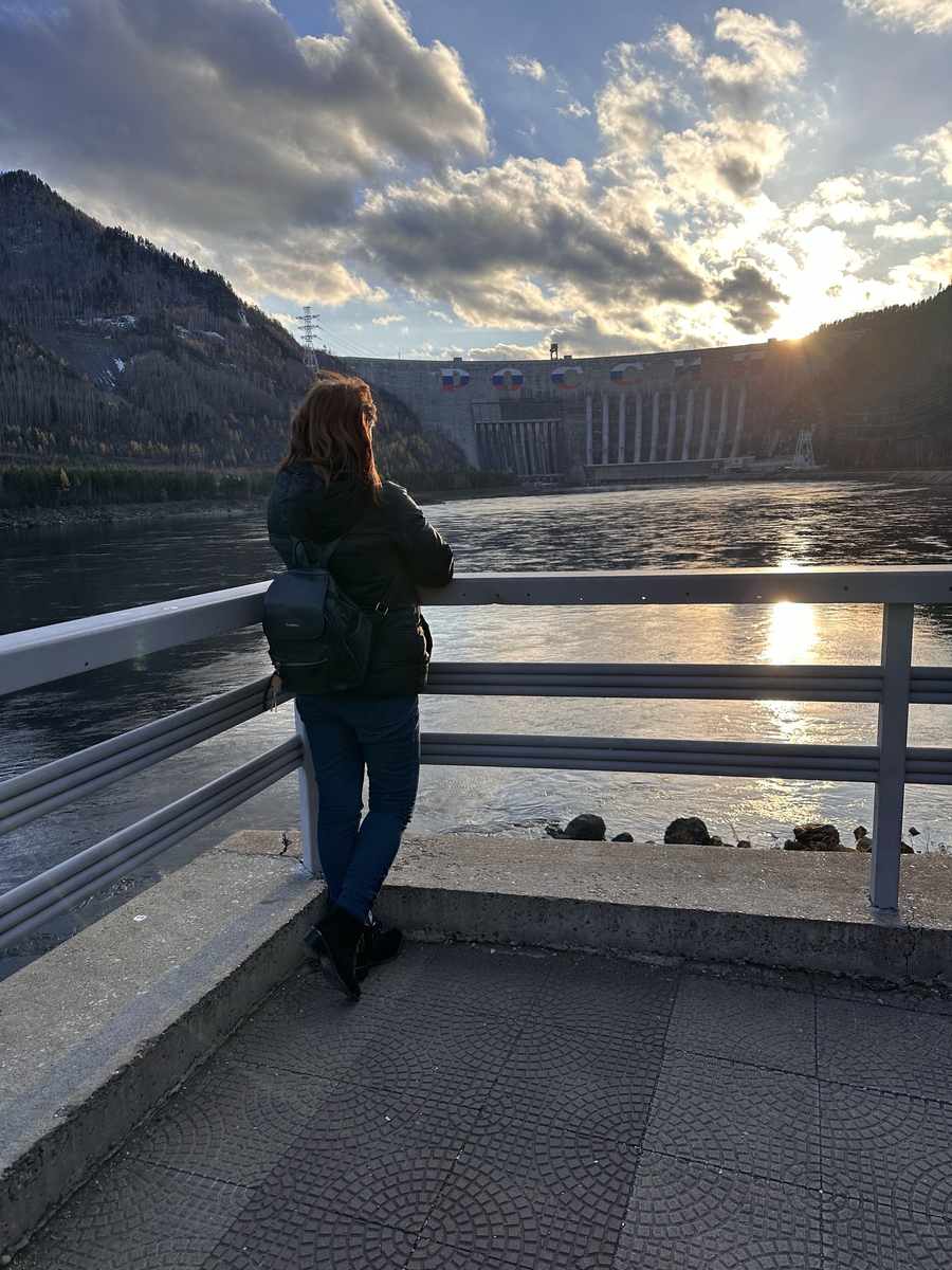 Фото из личного альбома. Саяно-Шушенская ГЭС. Республика Хакасия. Октябрь 2024г. 