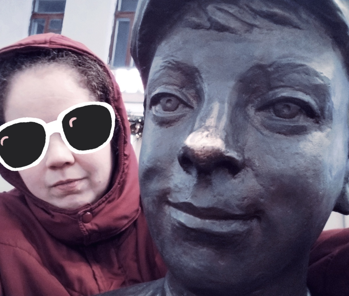 Селфи с памятником Тамбовскому сорванцу