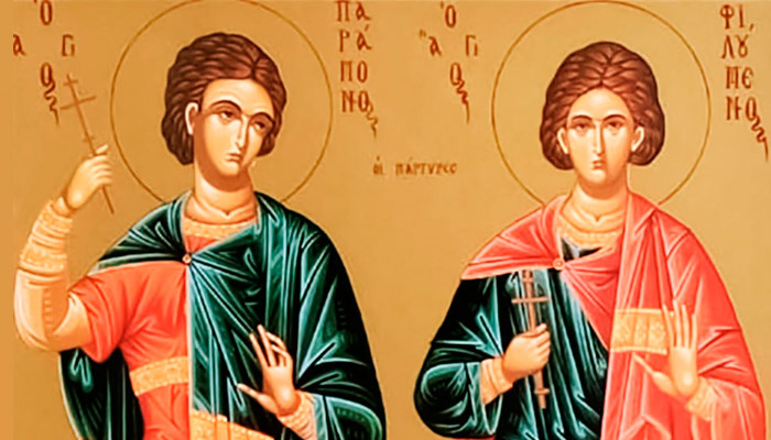 Св. Парамон Вифинский (слева). Фото: azbyka.ru