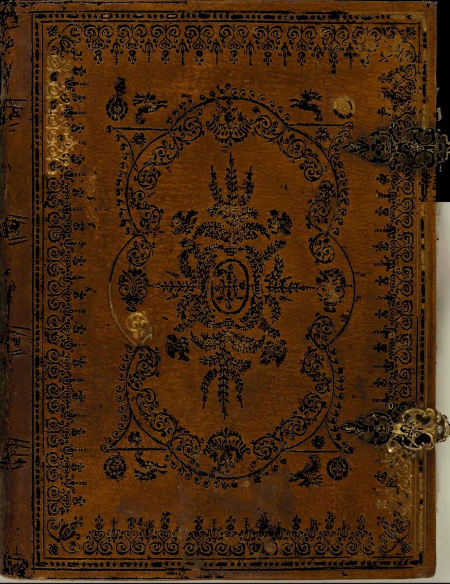 Обложка манускрипта. Изображение взято с https://www.loc.gov