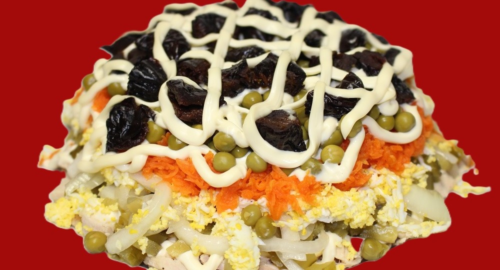 Салат Прага советского периода: два пошаговых рецепта