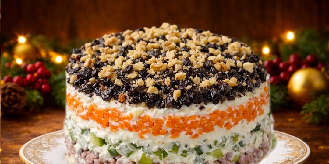 Салат Прага советского периода: два пошаговых рецепта