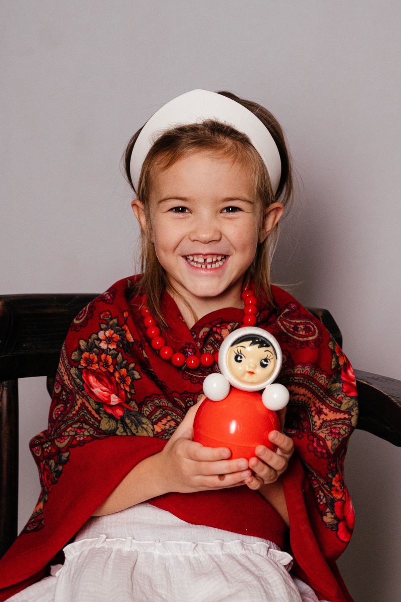 Русская девочка Русский стиль в фото