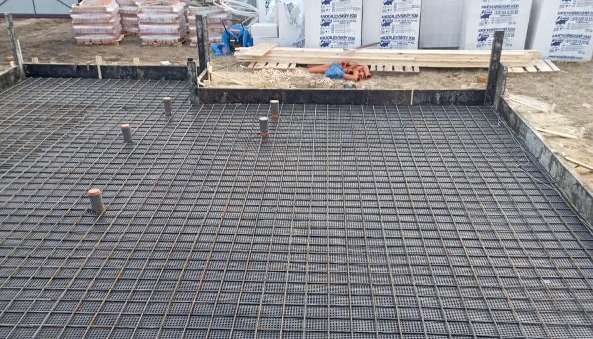 Профилированная мембрана для фундамента