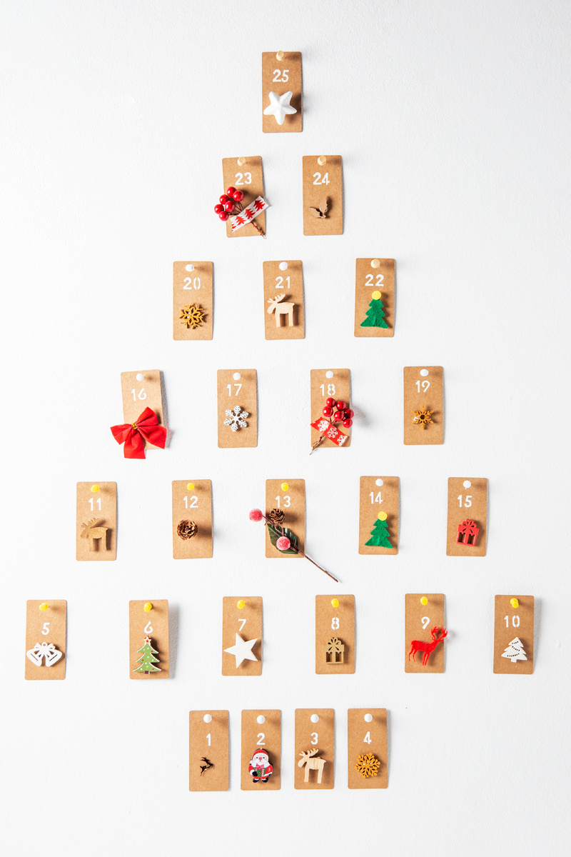 Пример оформления Адвент-календаря