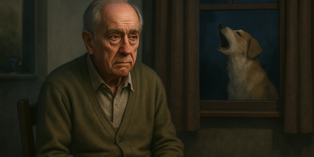 Соседка жаловалась, что пёс воет. Пришёл разбираться — а там тишина и один старик