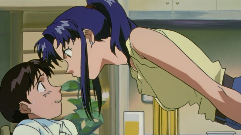     Кадр из аниме-сериала «Евангелион»