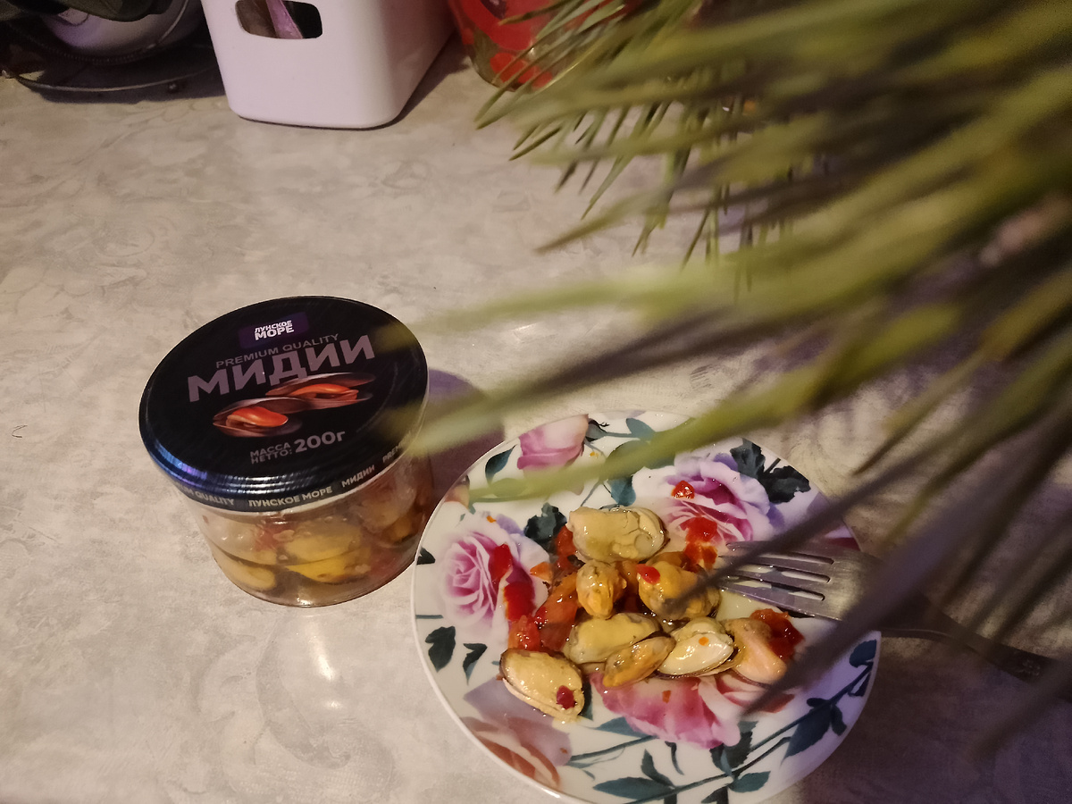 Фото автора, купила мидии