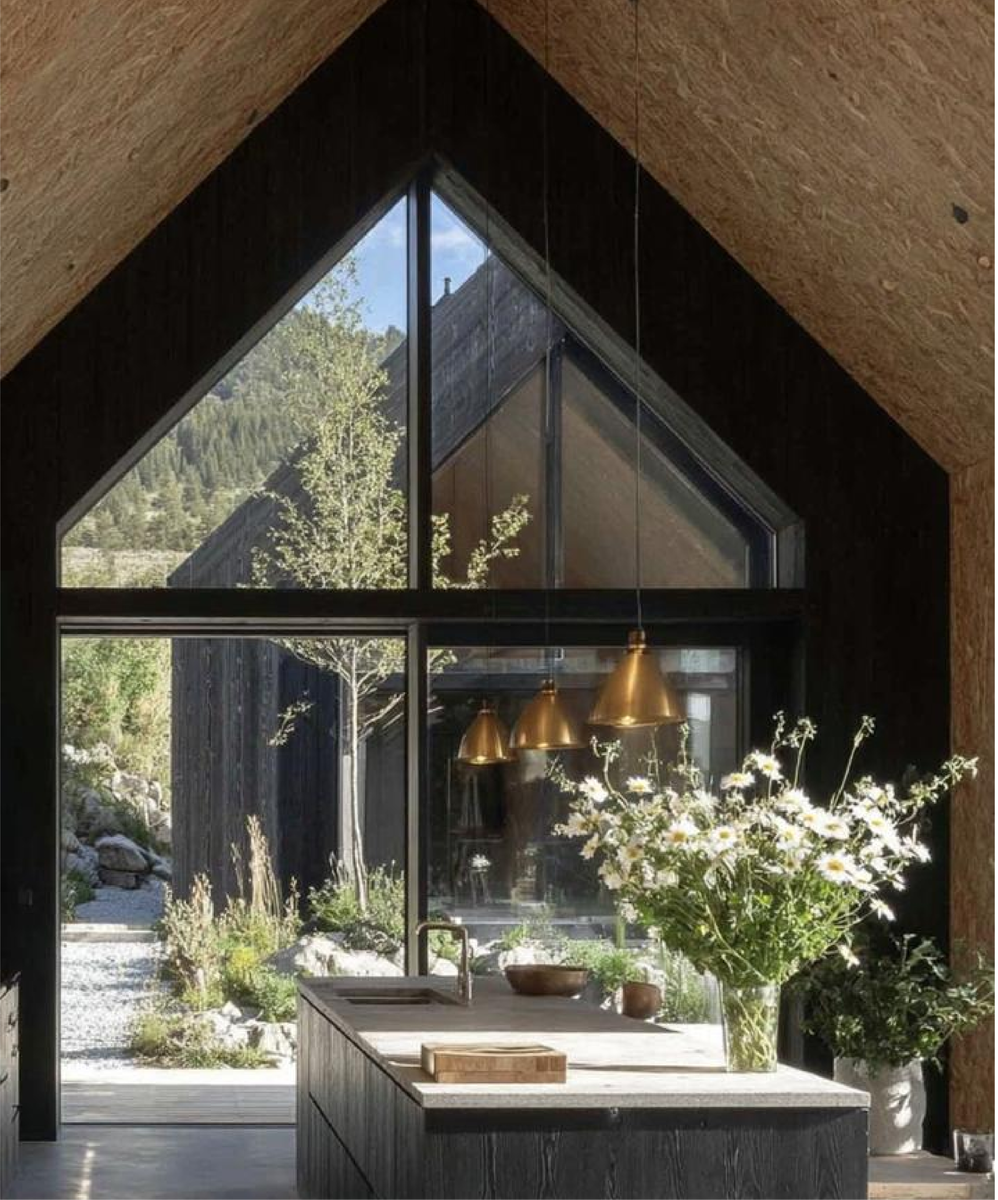 Скандинавский дом в диалоге света и тени. Рендер: KNKO