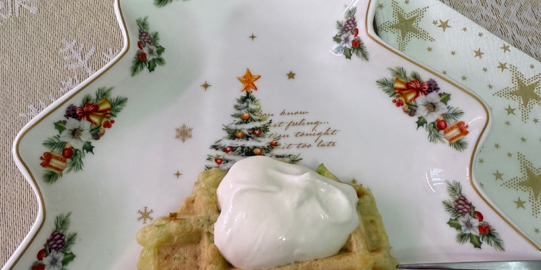 Вкусный завтрак из кабачка/Рецепт вафель