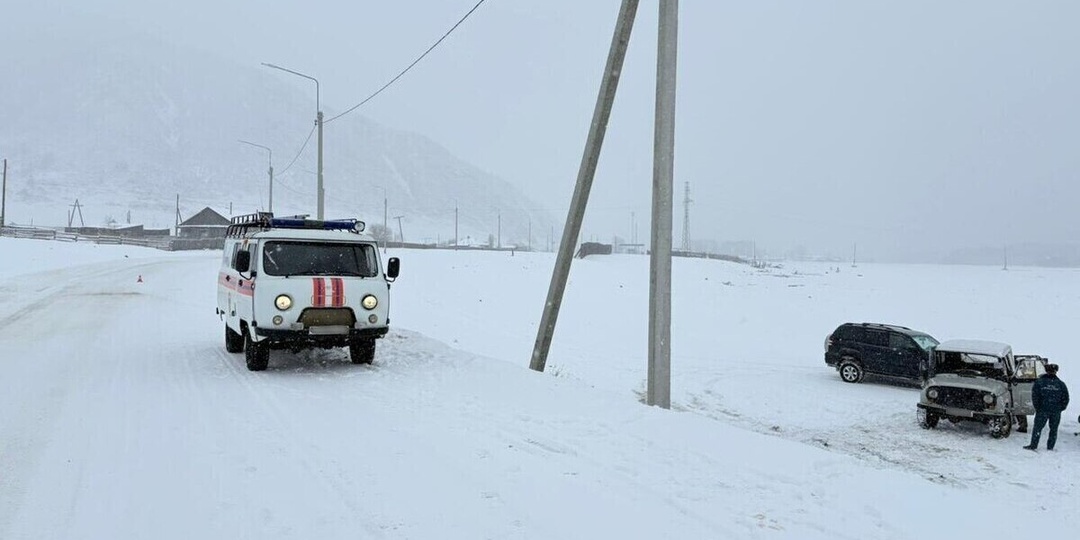 Пожилая пара пострадала в аварии с переворотом на Алтае