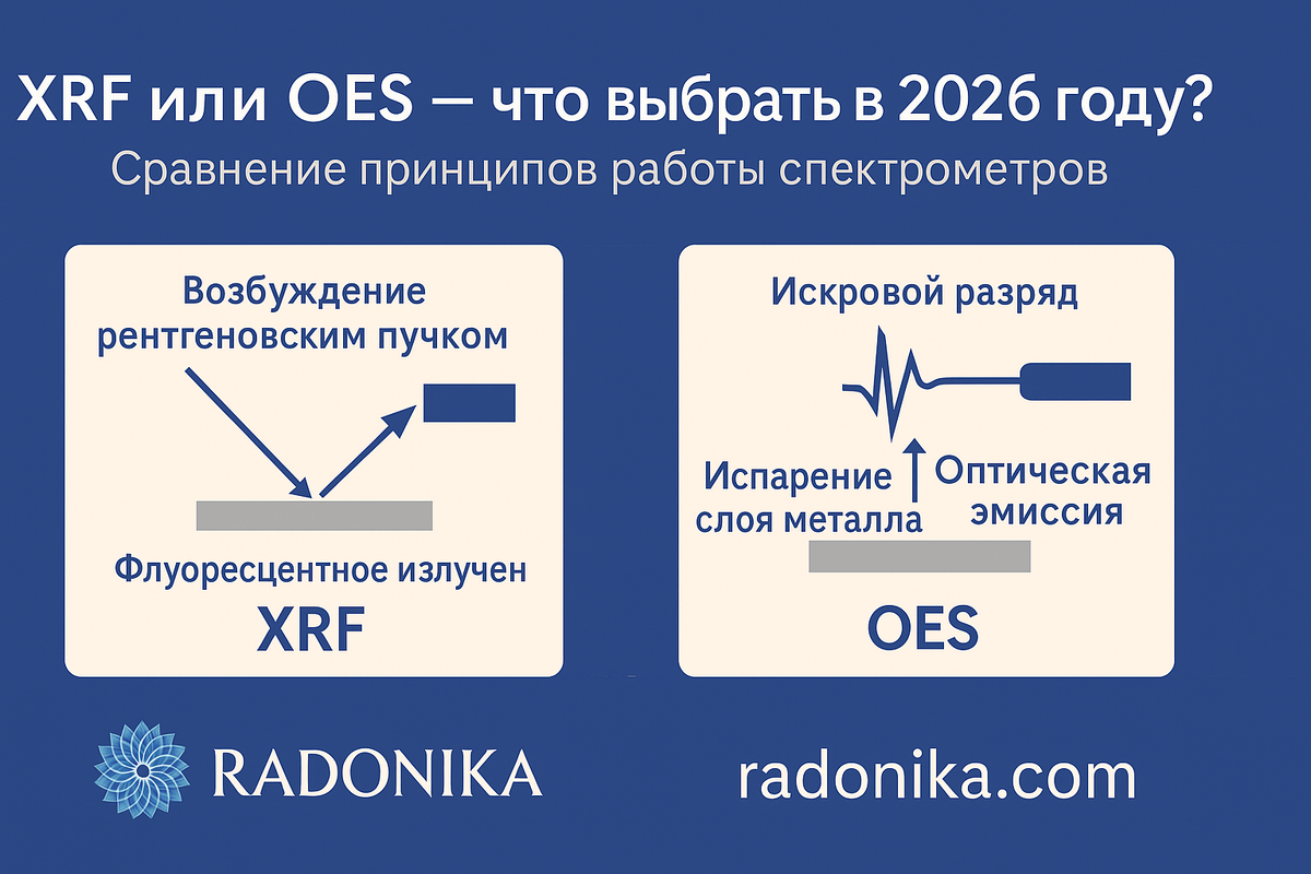 Спектрометр XRF или OES, что выбрать металлургической лаборатории ? ООО Радоника
