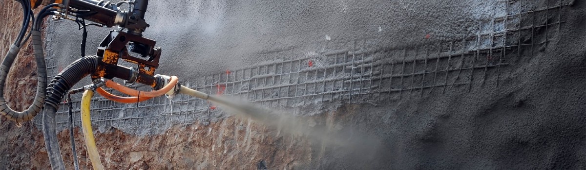 Установка для мокрого торкретирования