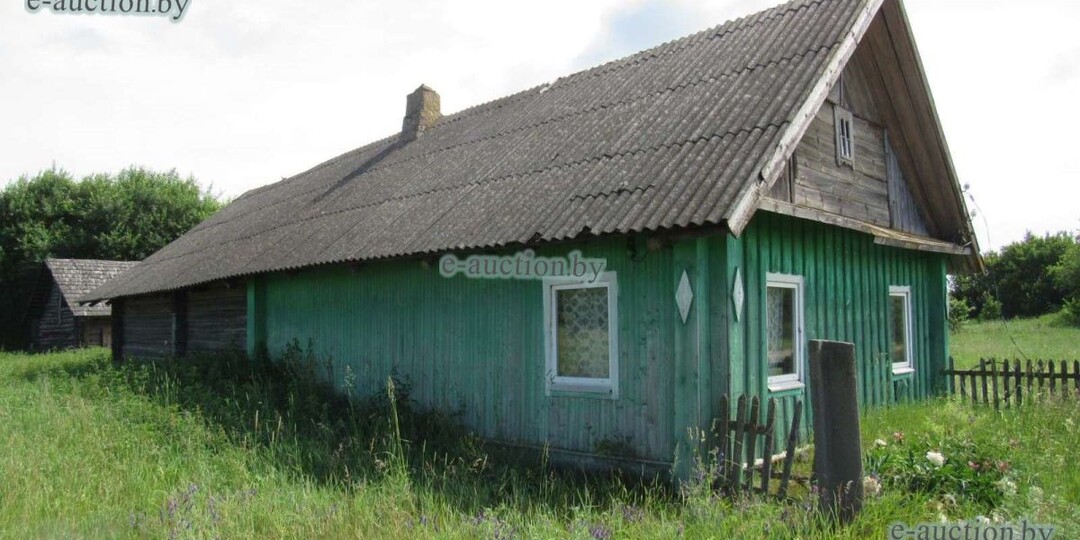 На торги выставили дом возле Налибокской пущи. Цена приятная - 393 доллара