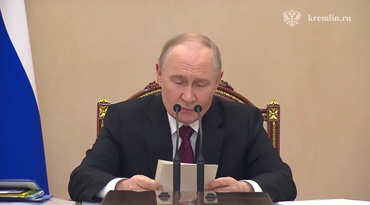    Владимир Путин. Фото: кадр видео Кремля