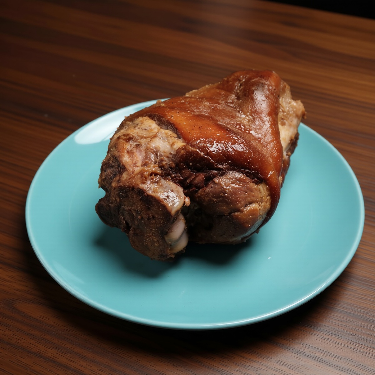 Рулька сувид с карамельной корочкой