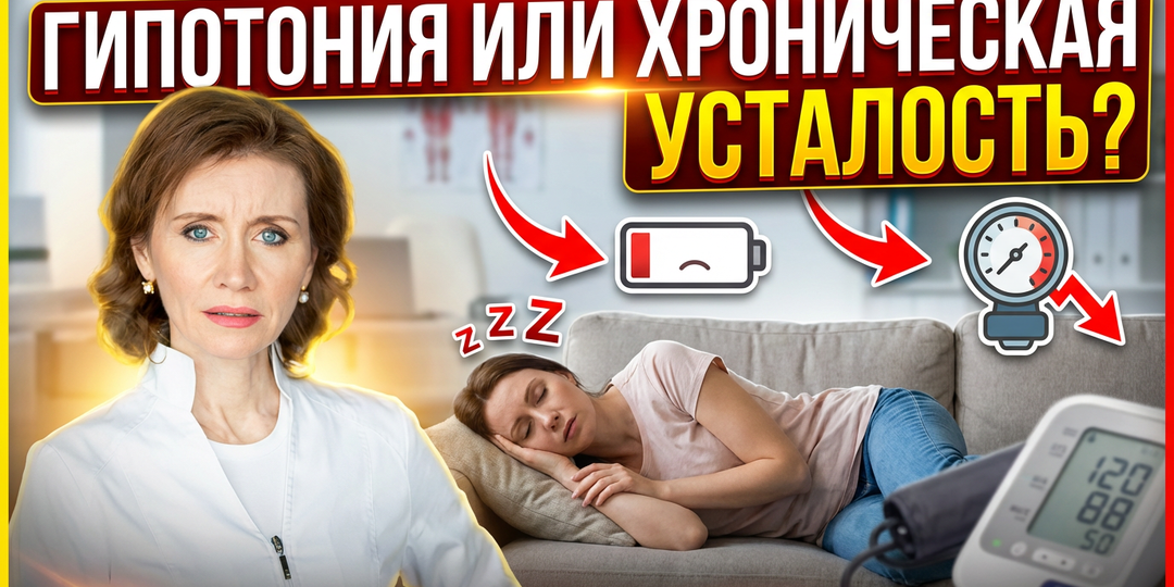 Гипотония или хроническая усталость? Низкое давление как симптом эмоционального выгорания