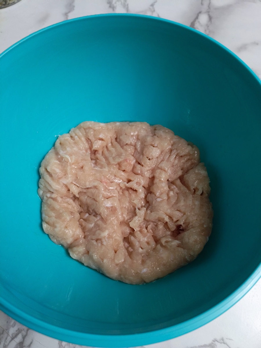 Куриный фарш. Фото автора 