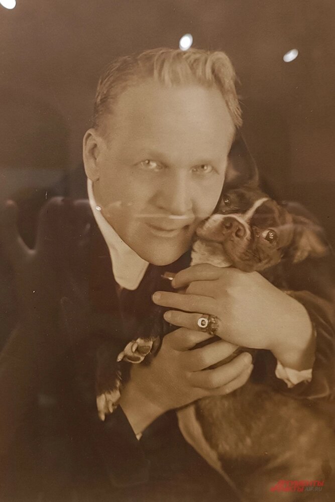    Федор Шаляпин со своей собакой. Фото: АиФ/ Татьяна Уланова