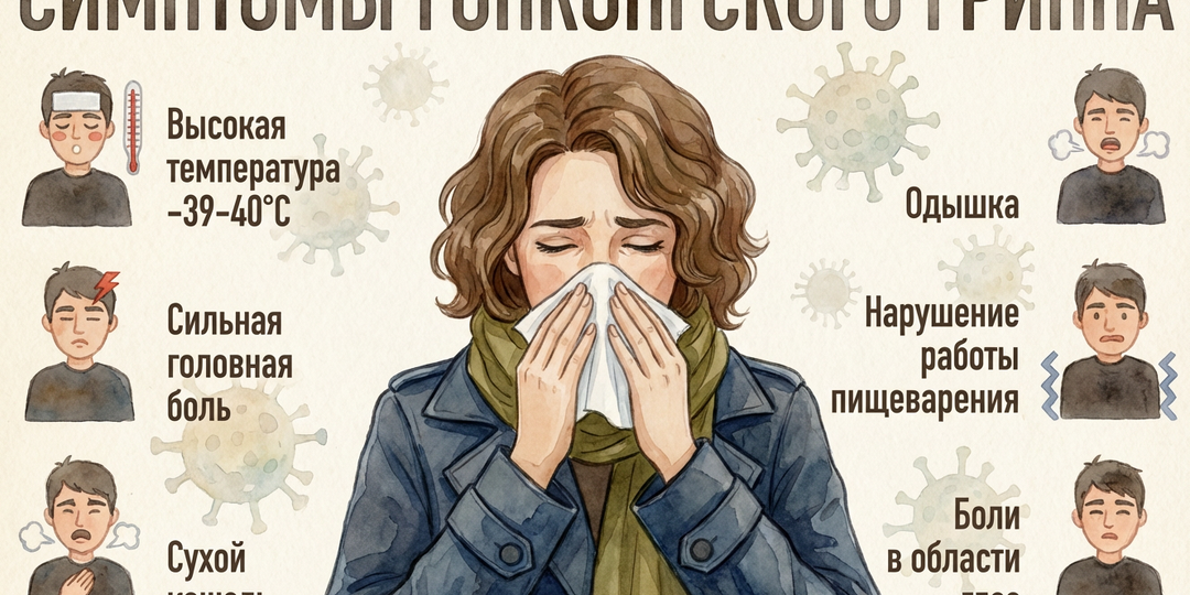 Гонконгский грипп 2025: какие симптомы, чем лечить взрослых и детей от вируса H3N2