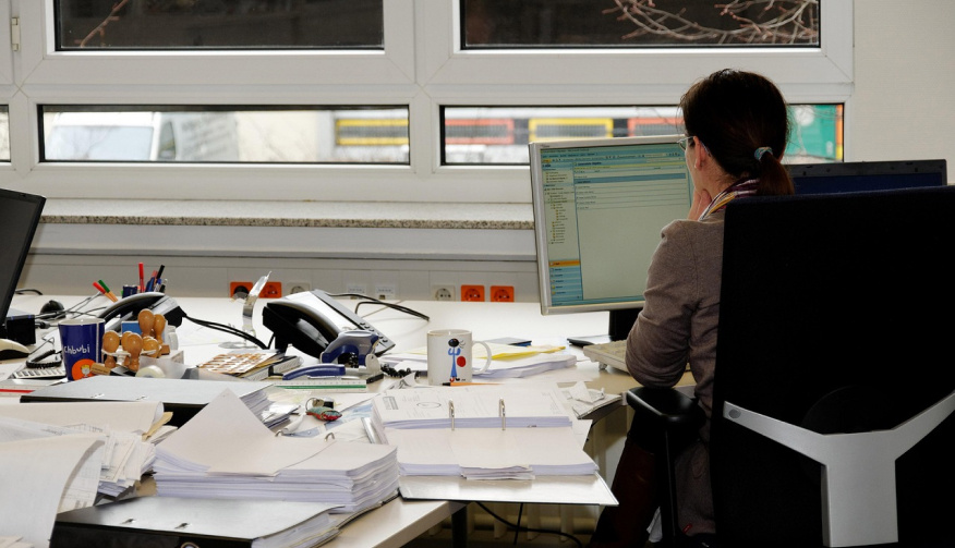 рабочее место секретаря