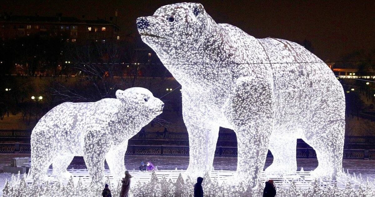 Инсталляция "Умка" рядом с ВДНХ