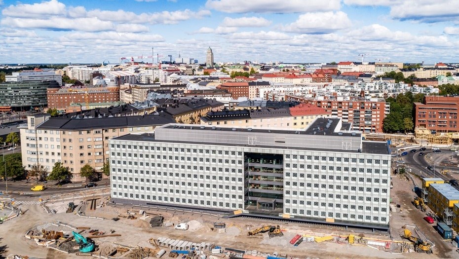 Автор фото: senaatti.fi. Вид на здание Национального образовательного центра (Karvi). Хельсинки, Финляндия.