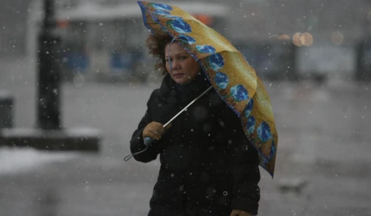     Женщина с зонтом. Источник: rostov.kp.ru Автор фото: Евгений Гусева