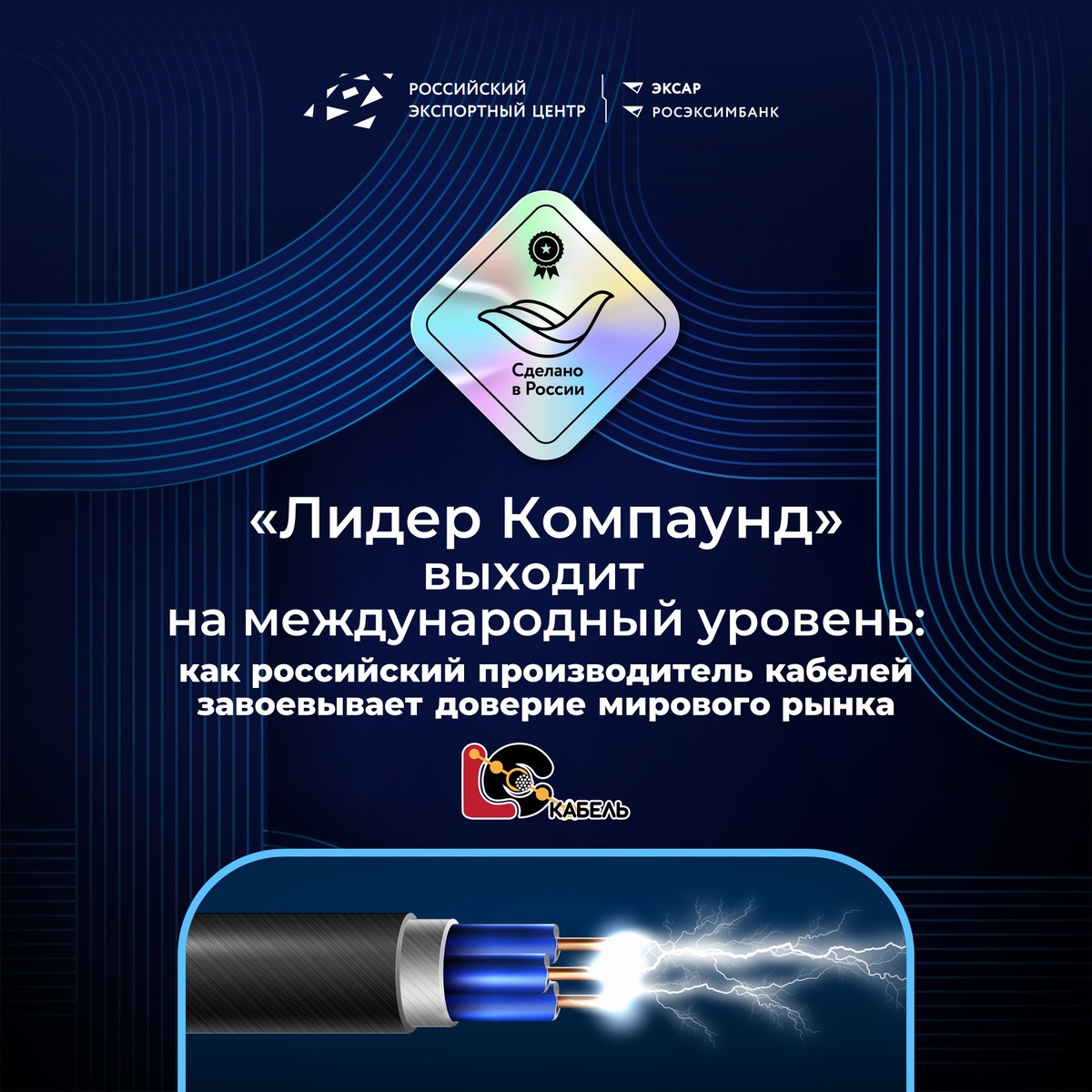 Российская компания «Лидер Компаунд», известная на внутреннем рынке как производитель инновационных полимерных композиций и кабельно-проводниковой продукции, успешно развивает международное направление. За два года работы в сфере экспорта компания не только подтвердила высочайшее качество своих решений, но и готовится к расширению географии поставок.