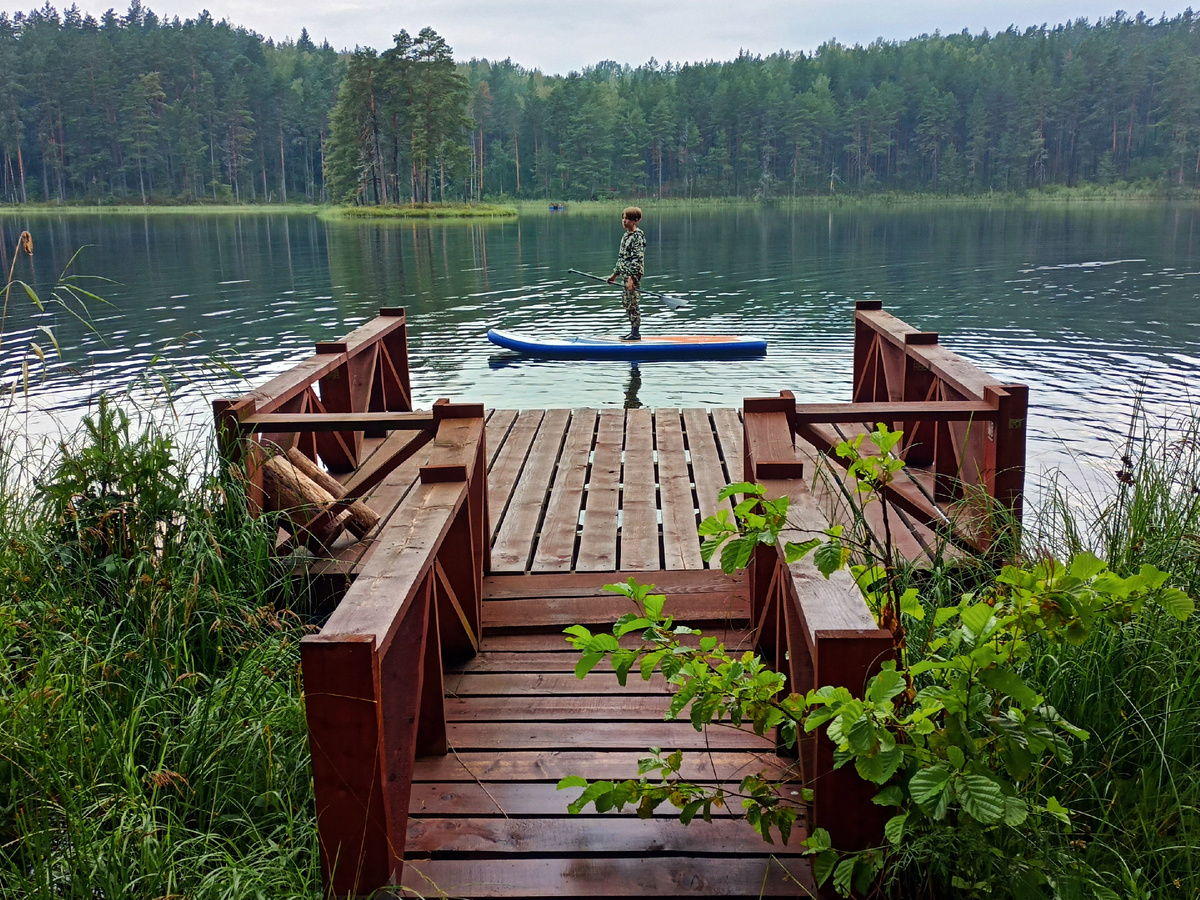 На SUP среди южной тайги