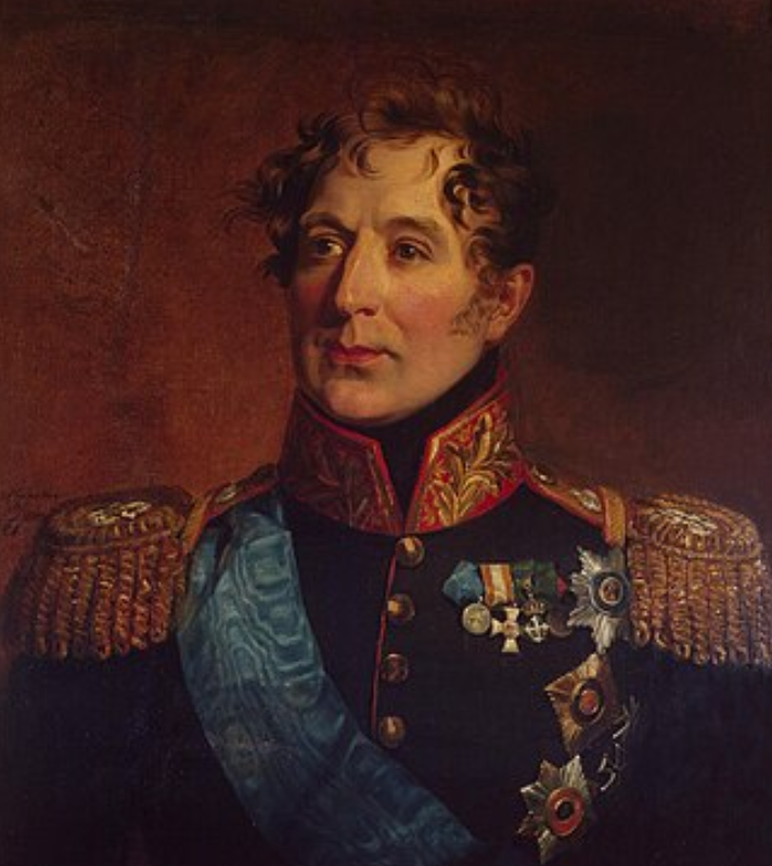 Портрет Михаила Андреевича Милорадовича работы[1] Джорджа Доу. Военная галерея Зимнего Дворца, Государственный Эрмитаж (Санкт-Петербург)