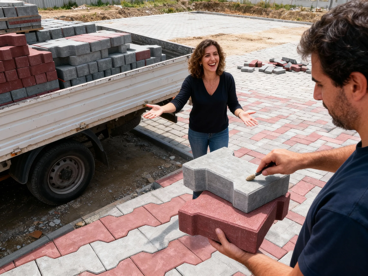 Она была яркой и ровной, пока по ней не стукнули. Ваша плитка звонит, как камень, или крошится, как школьный мелок? Второй вариант обойдётся вам в +300 000 к смете на новый двор.
