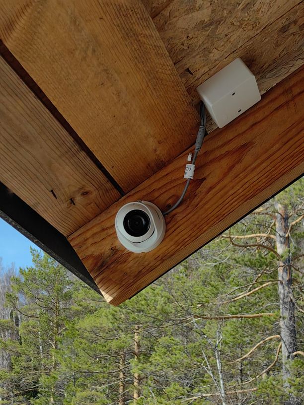 Камера видеонаблюдения на даче
