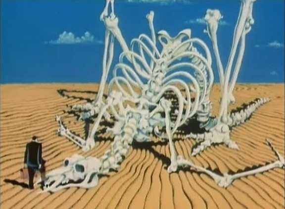 Кадр из м/ф «Жил-был Козявин» (1966). Режиссер — Андрей Хржановский