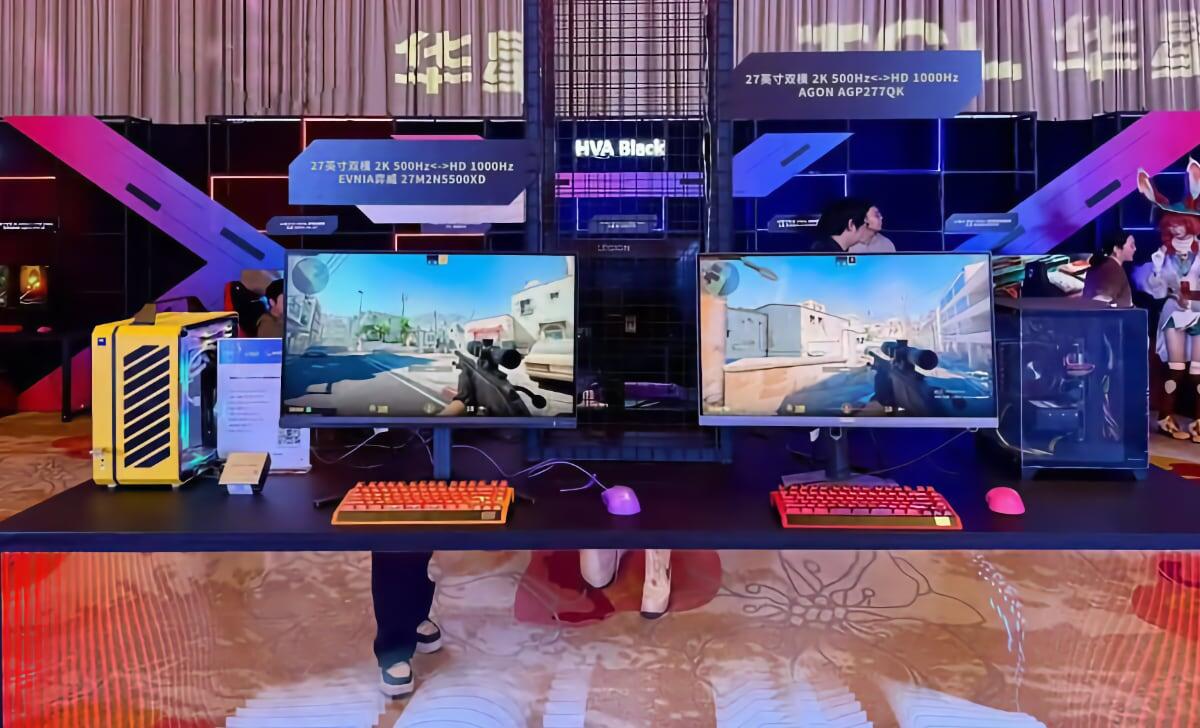 ДВА ПЕРВЫХ МОНИТОРА С ЧАСТОТОЙ 1000 ГЦ ОТ PHILIPS И AOC.