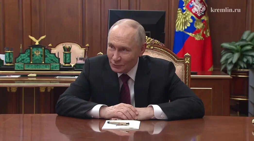    Владимир Путин. Фото: скриншот из видео пресс-службы Кремля.