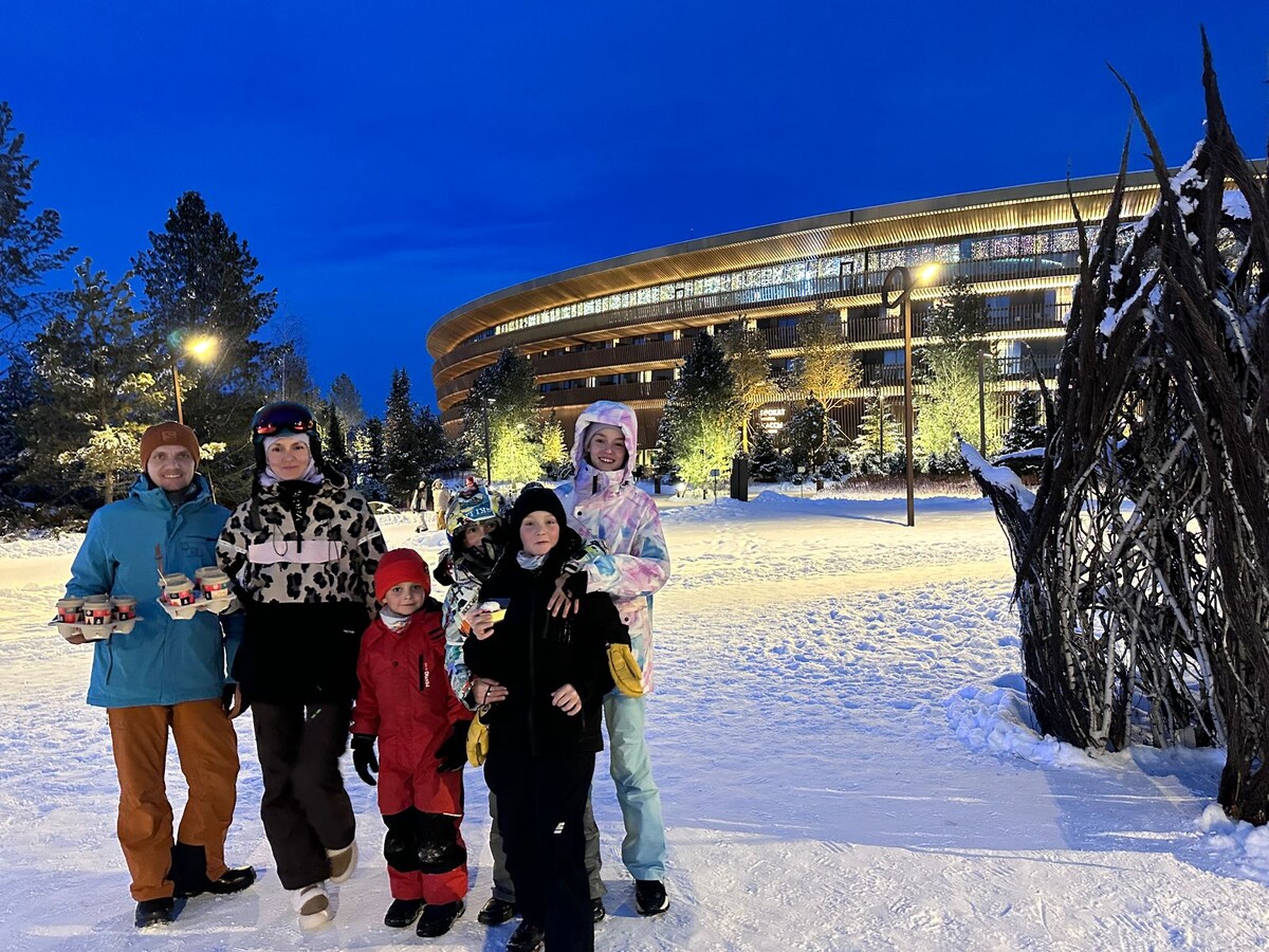 Катались весь день - и это классно. Особенно в хорошей компании.