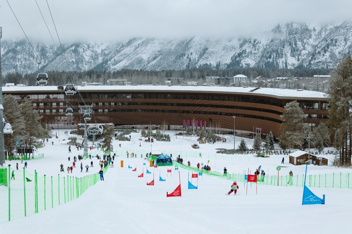 Мишка участвовал в детских соревнованиях